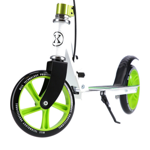 Groene scooter, opvouwbaar, lichtgewicht, verstelbare hoogte 1