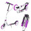 Violet Kick Scooter, opvouwbaar, lichtgewicht ontwerp 8