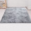 Mykt, raggete teppe, grått, sklisikkert, 1,5 x 2,4 m 6