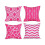 Geometric Pillow Case Set – Soft Fabric, 35 cm Square, 2
