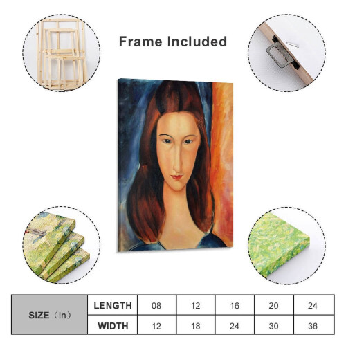 Modigliani Art Print Canvas Poster 20x30cm 1