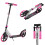 Folding Kick Scooter for Adults, Adjustable Height 5
