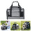 Sac de transport pliable et extensible pour animaux de-Gris 3