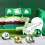 Boules de Noël pour la Saint-Patrick, motif trèfle, 12 pièces 4