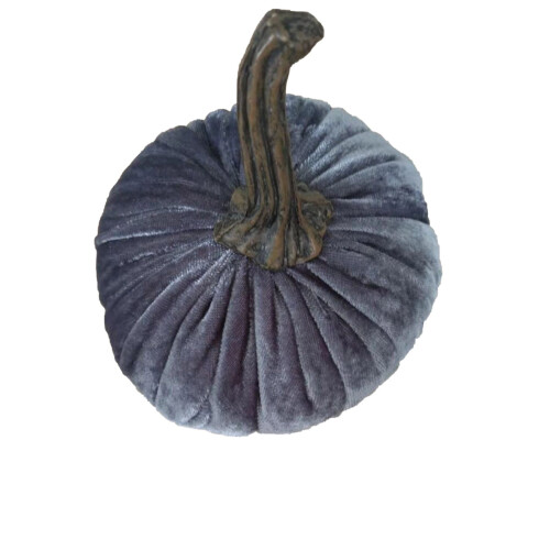 Halloween-Kürbisse aus Samt, 6er-Set 1
