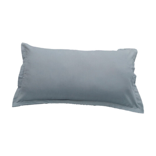 Effen polyester kussensloop 48x74 cm 2