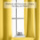 Yellow Curtains Panel Pair 39" x 51" 5