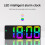 Digitalt vækkeur til børn med LED-display, USB/batteri 4