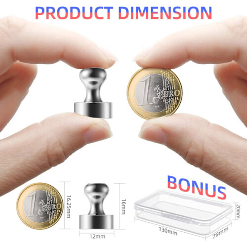 Κωνικοί μαγνήτες νεοδυμίου 12mm x 16mm Συσκευασία των 36 2