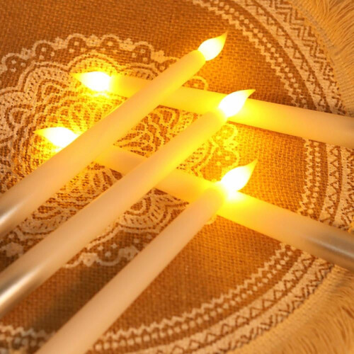 Vlamloze LED-kaarsen (28 cm, set van 2) 2