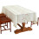 Embroidered Waterproof Tablecloth With Nonslip-140*180cm H 1