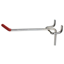 25X 50mm Single Pegboard Hooks with 25X 1100mm Pegboard Hooks Slat Wall Retail Display Shop Peg Hang Fits Home Hanger