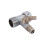 Adaptador de áGua de AlimentaçãO de 3X RO 1/2 Polegadas um 1/4 Polegadas Torneira de VáLvula de Esfera de AlimentaçãO Por Osmose Reversa Prata 6
