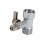 Adaptador de áGua de AlimentaçãO de 3X RO 1/2 Polegadas um 1/4 Polegadas Torneira de VáLvula de Esfera de AlimentaçãO Por Osmose Reversa Prata 7
