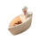 Support de bougie chauffe-plat en forme de bateau, Adorable-1 1
