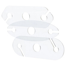 3Pcs Contemporary Acrylic Stemwares Stand For Secure And