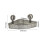 Clear Wall Caddy Glacier Pattern Suction Shelf 1 Pack 3