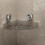 Clear Wall Caddy Glacier Pattern Suction Shelf 1 Pack 5