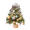 Viflosae Mini Flocked Christmas Tree 17.7" with 20 LED 2