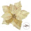 Gold Glitter Artificial Flower Ornaments 2 PCS 5