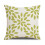 Conjunto de 4 capas de almofada decorativas com estampa geométrica verde claro, 45x45 cm (18x18 polegadas). 2
