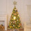 Gold Star Tree Topper 5D Glitter Holiday Decor for Large 4