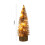 LED Mini Christmas Tree in Brown, Battery-Powered Desktop 3