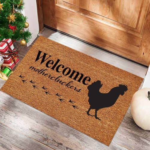 Christmas door mat welcome carpet 1 piece 2