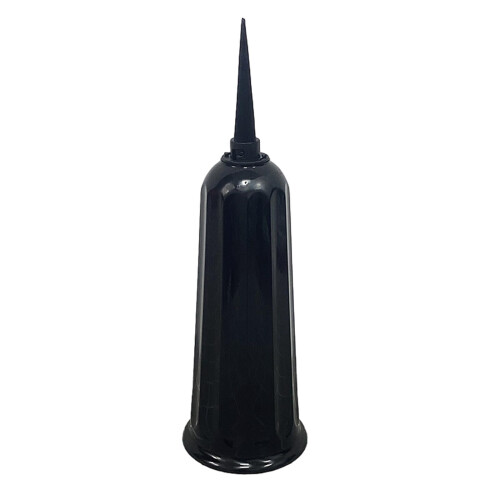 Jarrón de cementerio con estaca desmontable – Negro 1