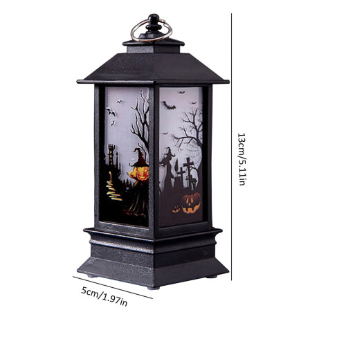 LED-Halloweenkerzen-Simulation, 5x2 Zoll, tragbar, blinkend 2