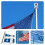 Flagpole Finial Ball Topper Silver ABS 2 Pack 2