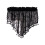 Sheer Valance for Lace Drapes Polyester 55x24 Inch 2