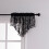 Sheer Valance with Lace and Tassels for Small Windows, 5