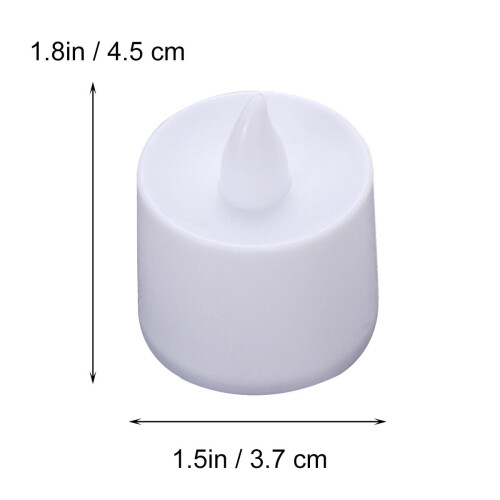 Varm hvid LED-lyslampe - 24 stk. 1