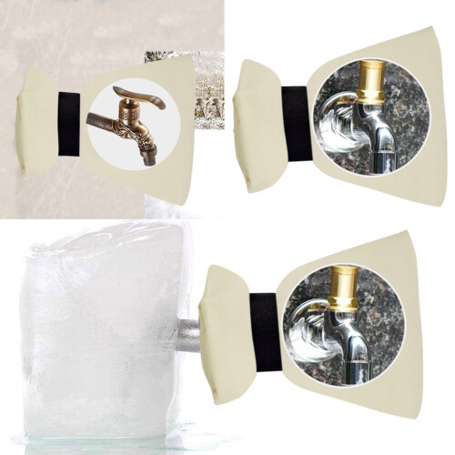 Lot de 3 protections antigel pour robinets extérieurs 1