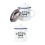Klassisches Schweineölglas aus weißer Emaille mit-Set 2 3