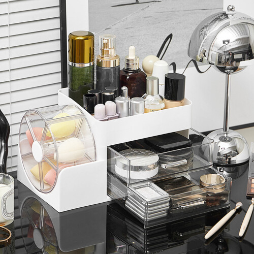 Stylish Practical Dressing Table Storage With 5 Level-1 1