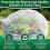 Garden Plant Protective Netting Breathable-White twopieces 2