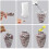 Vases à fleurs fabriqués à partir de 120 pièces de puzzle-D 7