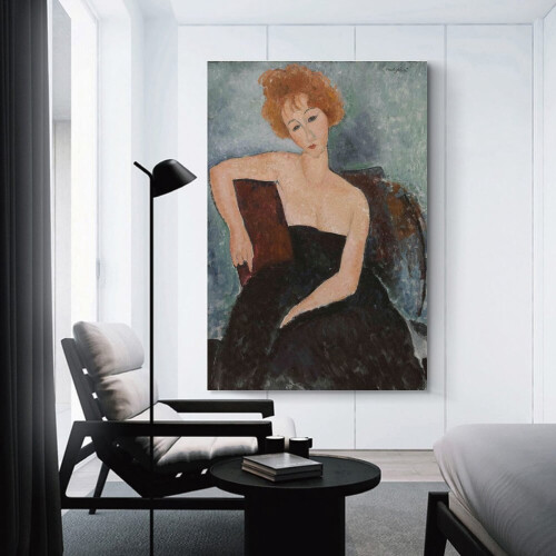 Modigliani vászonkép poszter 30x45 cm 2