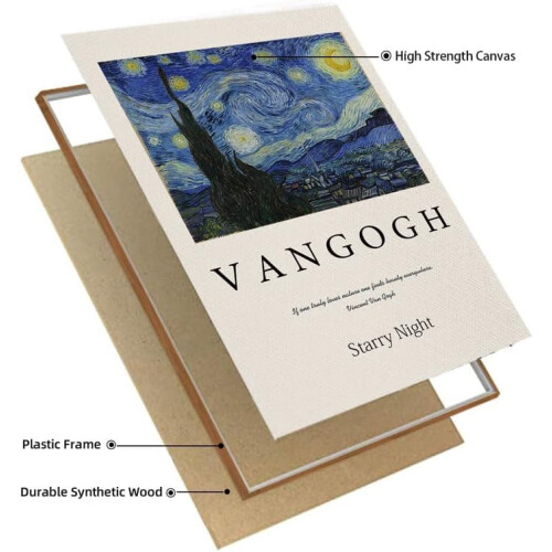 Van Gogh Csillagos Éj vászonkép 30x40 cm 1