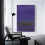 Affiche sur toile Mark Rothko bleu vert marron 20x30cm 3