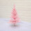 Mini Christmas Tree Desktop Decoration Pink 5