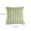 Groene gestreepte kussensloop 45x45cm met verborgen ritssluiting 4