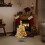 Christmas Tree Illuminated Snowflake Flocked 7ft 4