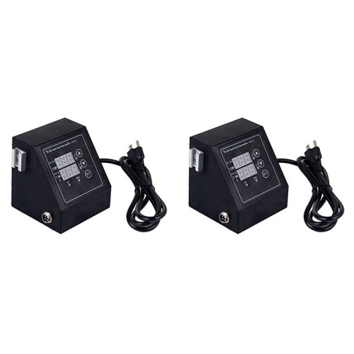 2X Heat Press Control Box Replacement Digital Panel Accessory Machine 1400W Temperature Controller 110V US Plug 1
