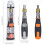 10-In-1 Gray Screwdriver Set Bidirectional Ratchet Deformation Multi-Angle Special-Shaped Screwdriver with Batch 6
