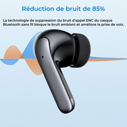 Ασύρματα ακουστικά RIWILL - Bluetooth 5.3 - Ακύρωση θορύβου - Διάρκεια μπαταρίας 40 ωρών - 2