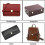 Set of 3 Toggle Lock Case Suitcase Clasp Lock Trunk Toggle Latch - Gold - 30mm 5