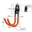 2 Wall-Mounted Composite Pulley with Wall-Mounted Bow Frames Storage and Display Equipment Metal Hooks 4